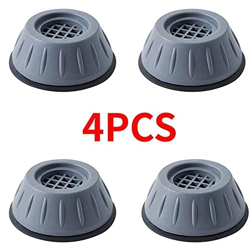 JHRK JHRK Refrigerator Stand Washing Machine Stand Furniture Base Stand Washing Machine feet Pads Anti Vibration Pads for Washing Machine Pack of 4 abs Plastic  - Image 4
