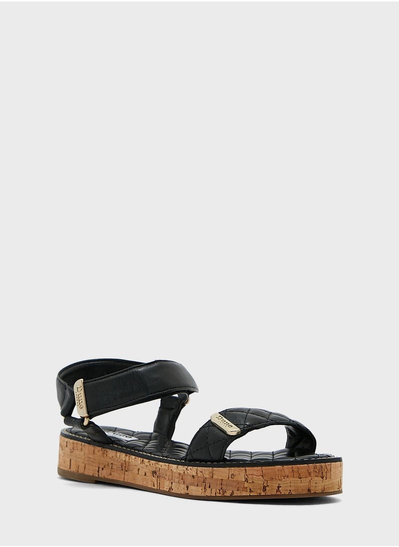 Dune LONDON - Luxx Wedge Sandals - Image 1