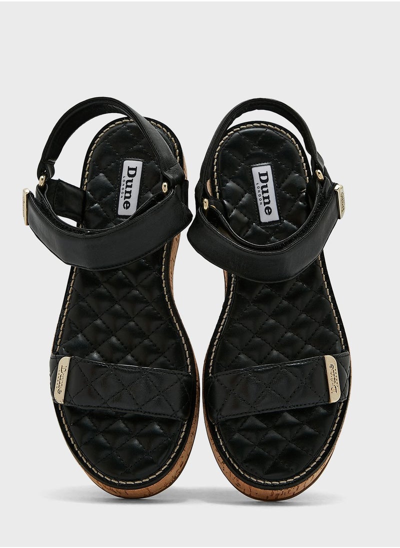 Dune LONDON - Luxx Wedge Sandals - Image 1
