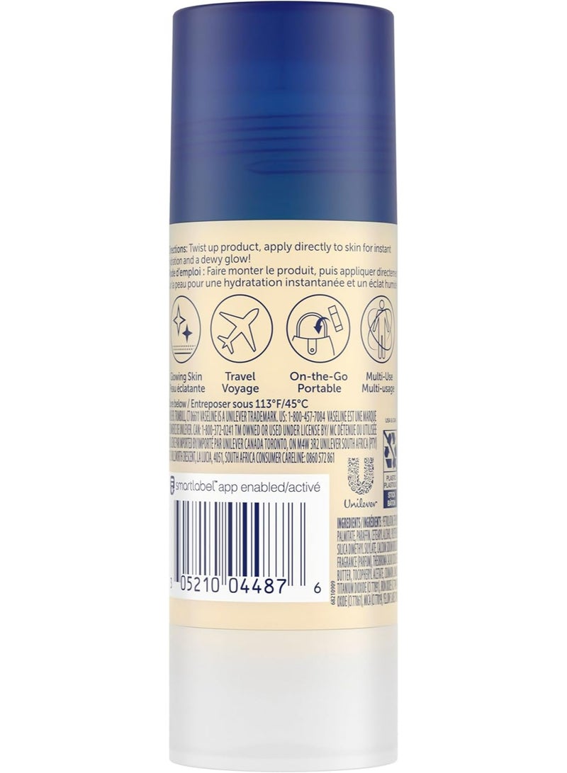 Vaseline Unilever Vaseline Cocoa Shimmer Jelly Glow Up Body Stick for Dewy, Radiant Skin 1.4 oz - Image 2