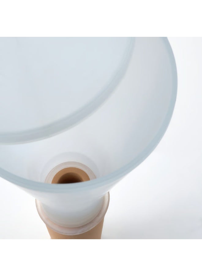 Terracotta & Transparent Self-Watering Insert – 250 ml Indoor Plant Water Reservoir, Easy & Convenient - Image 3