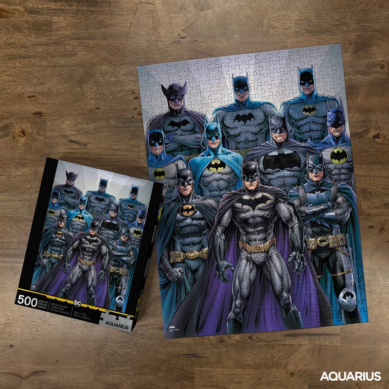 AQUARIUS DC Comics Batman Batsuits Puzzle 500 Piece Jigsaw Puzzle  Glare Free  Precision Fit  Officially Licensed DC Comics Merchandise  Collectibles  14 x 19 Inches - Image 3