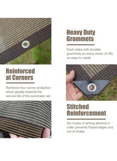 Generic Outdoor Sunshade Net Encrypted Thickened Wrapped Perforated 3X4M Sunshade And Sun Protection Net  - Image 3