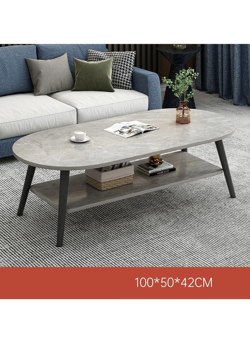 LEDIN - Standing Desk Tea Table, Small Low Table, Mini Ground Table, Small Square Table, Small Tea Table in The Rental Room Desk (Grey) - Image 1