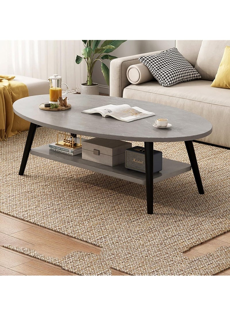 LEDIN - Standing Desk Tea Table, Small Low Table, Mini Ground Table, Small Square Table, Small Tea Table in The Rental Room Desk (Grey) - Image 1