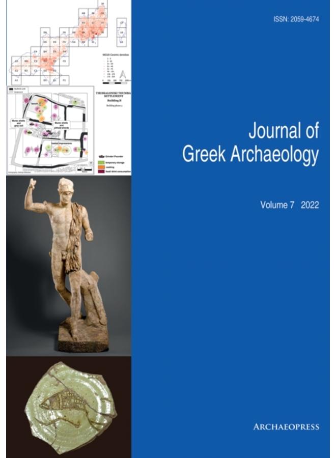 Journal of Greek Archaeology Volume 7 2022 