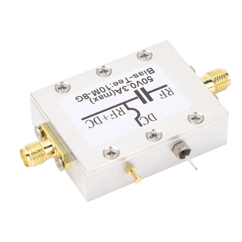 Bias Tee: 10Mhz To 8Ghz Aluminum Alloy Casing - Dc Voltage Leakage Prevention High Frequency Inductor For Broadband Amplifier Feeding Circuit, Test Equipment Isolation - Image 5