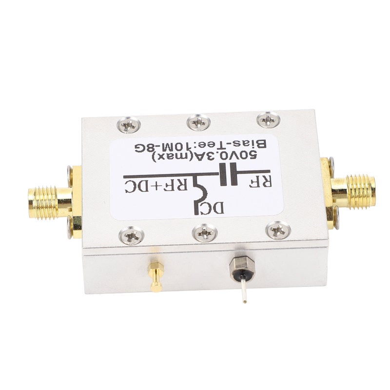 Bias Tee: 10Mhz To 8Ghz Aluminum Alloy Casing - Dc Voltage Leakage Prevention High Frequency Inductor For Broadband Amplifier Feeding Circuit, Test Equipment Isolation - Image 4