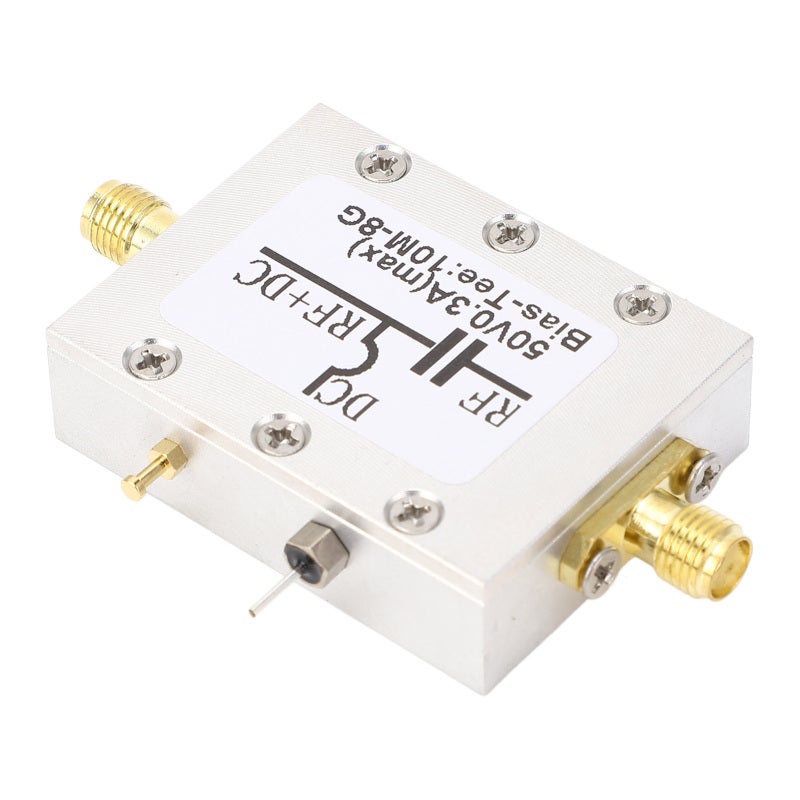 Bias Tee: 10Mhz To 8Ghz Aluminum Alloy Casing - Dc Voltage Leakage Prevention High Frequency Inductor For Broadband Amplifier Feeding Circuit, Test Equipment Isolation - Image 3