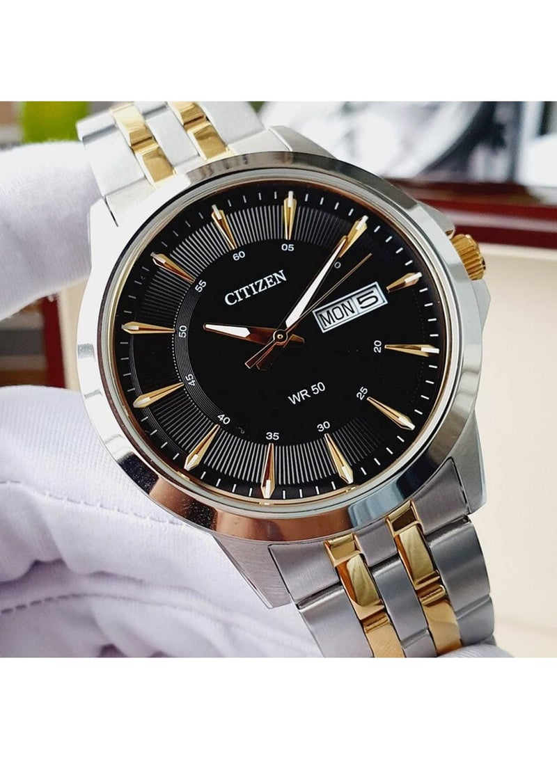 Citizen BF2018-52E Quartz Watch Day/Date Two-Tone Bracelet - Image 3
