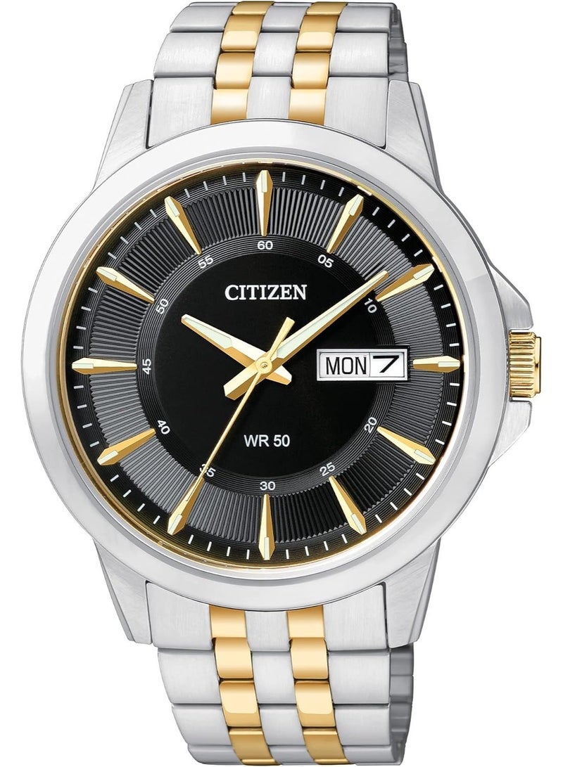 Citizen BF2018-52E Quartz Watch Day/Date Two-Tone Bracelet - Image 1
