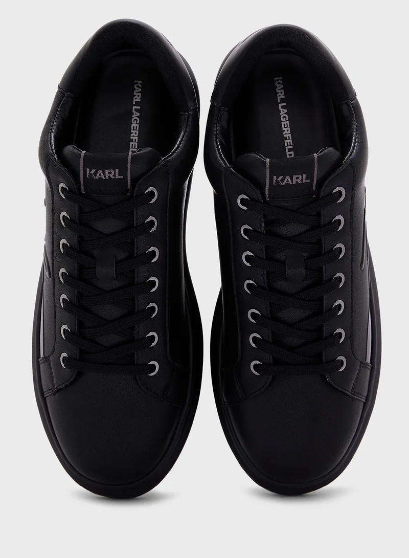 كارل لاغرفيلد Kapri Logo Detailed  Lace Up Low Top Sneakers
