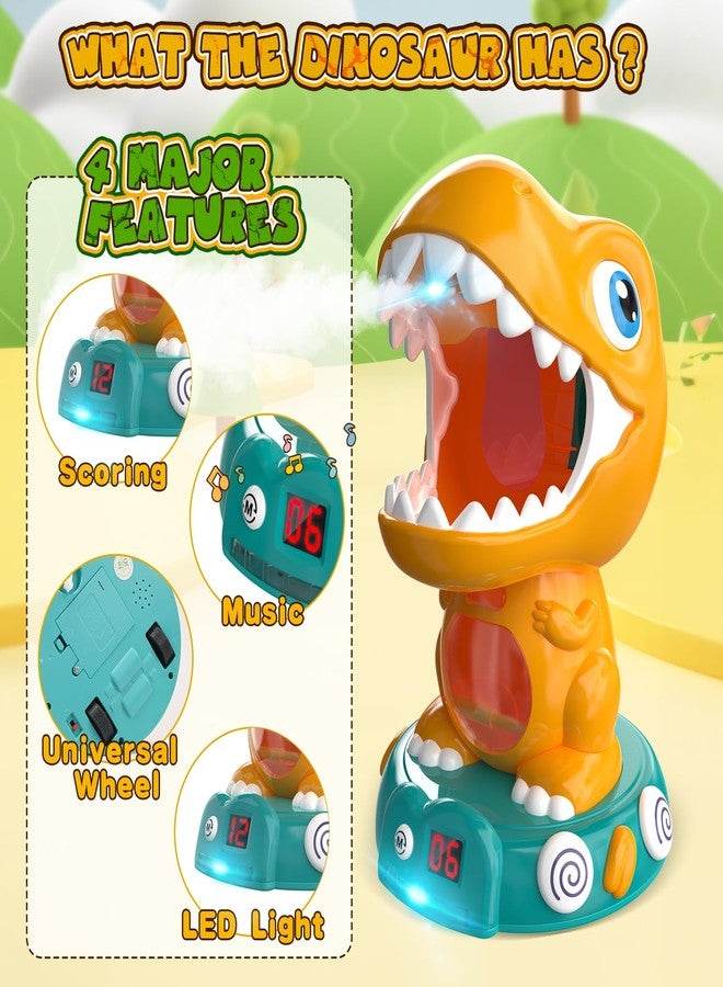EagleStone Remote Control Dinosaur Shooting Toy for Children 8-12, Electronic Dino Shooting Target Game with Spay, Car Scoring, Light & Roar, 6 7 8 9 Year Old Boy Birthday Gift Party Favour - Image 4