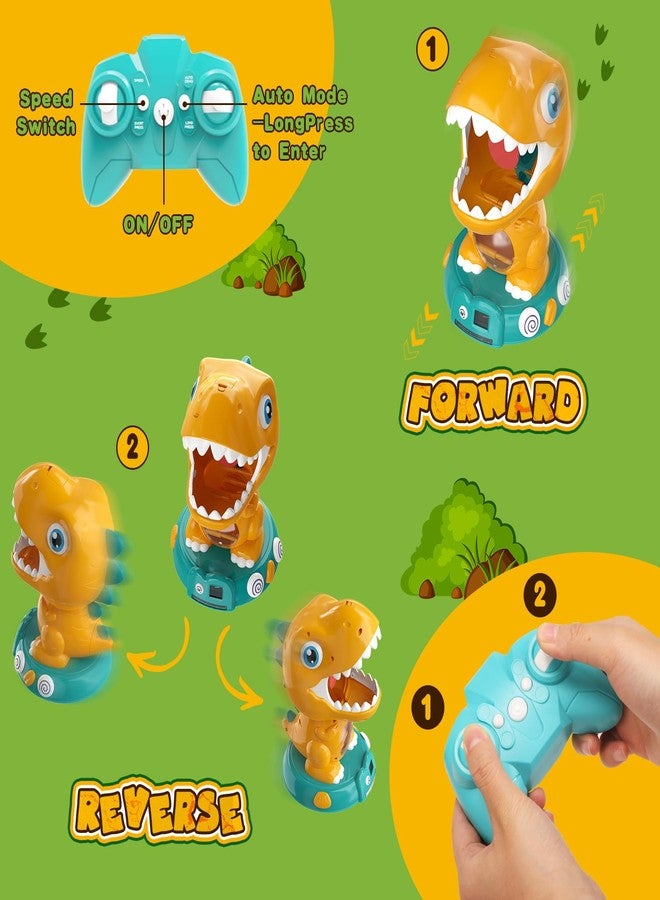 EagleStone Remote Control Dinosaur Shooting Toy for Children 8-12, Electronic Dino Shooting Target Game with Spay, Car Scoring, Light & Roar, 6 7 8 9 Year Old Boy Birthday Gift Party Favour - Image 3
