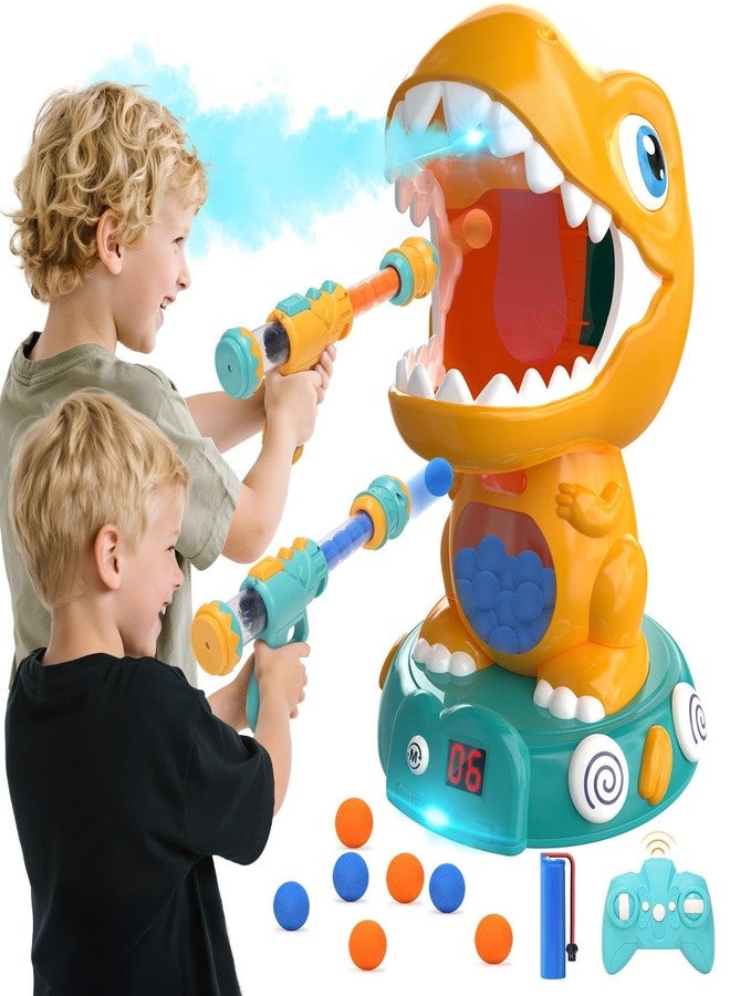 EagleStone Remote Control Dinosaur Shooting Toy for Children 8-12, Electronic Dino Shooting Target Game with Spay, Car Scoring, Light & Roar, 6 7 8 9 Year Old Boy Birthday Gift Party Favour - Image 1