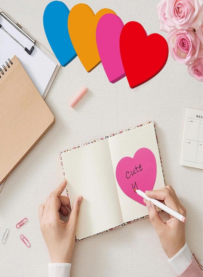 LinQuick 120Pcs 4 in Assorted Color Die Cuts Paper for DIY Kids Paper Craft Projects Cutouts for Bulletin Board (Heart) - Image 5