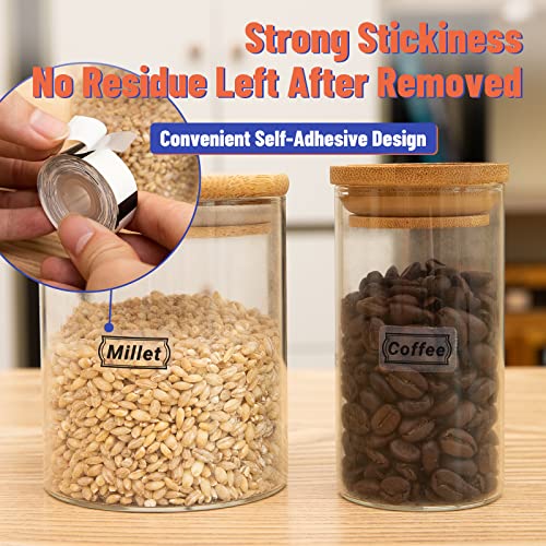 Memoking ملصق حراري شفاف D30 - ورق طابعة ملصقات شفاف طابعة حرارية ورق ذاتي اللصق 14x25 مم/0.55x0.98 بوصة للاسم والسعر والتخزين، متوافق مع صانع الملصقات Memoking/Phomemo D30، 3 لفات - Image 4