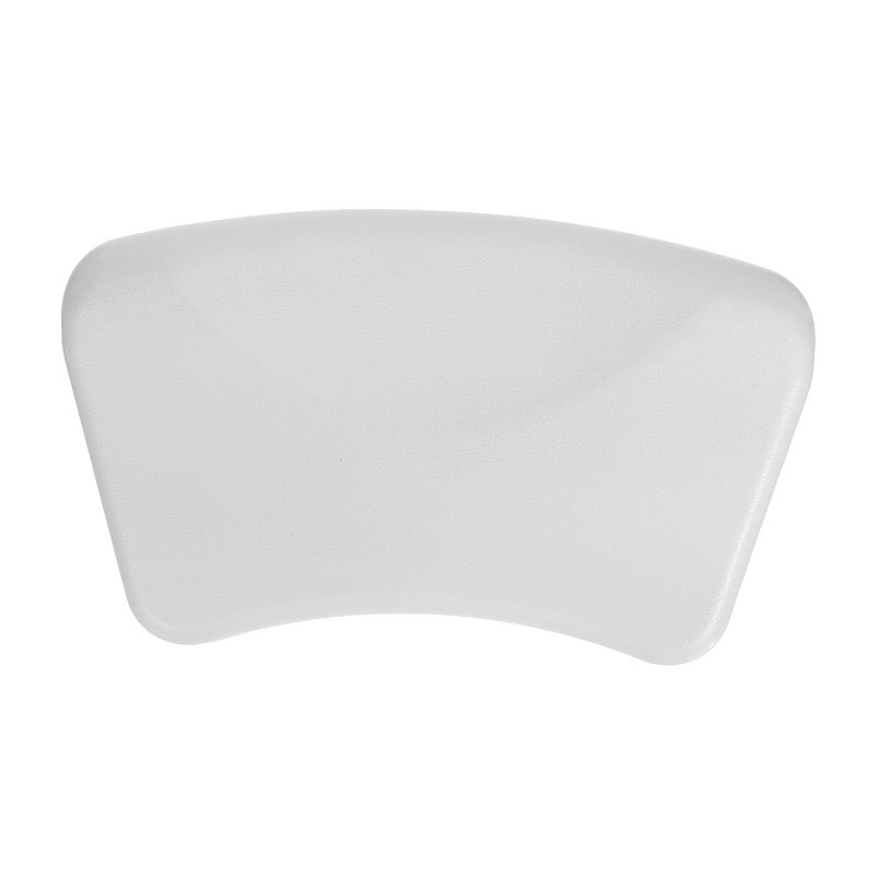 Soft White Bathtub Pillow With Suction Cups Neck Cushion For Home Spa Bathing - Image 2