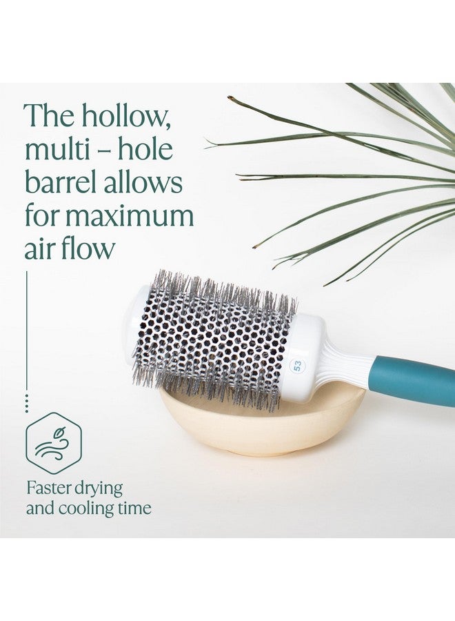 Osensia Professional Round Brush for Blow Drying - Large Ceramic Ion Thermal Barrel Brush for Sleek Precise Heat Styling and Maximum Volume - Lightweight Round Hair Brush for Hair (Bristle 2.9in, Barrel 2in) - Image 5