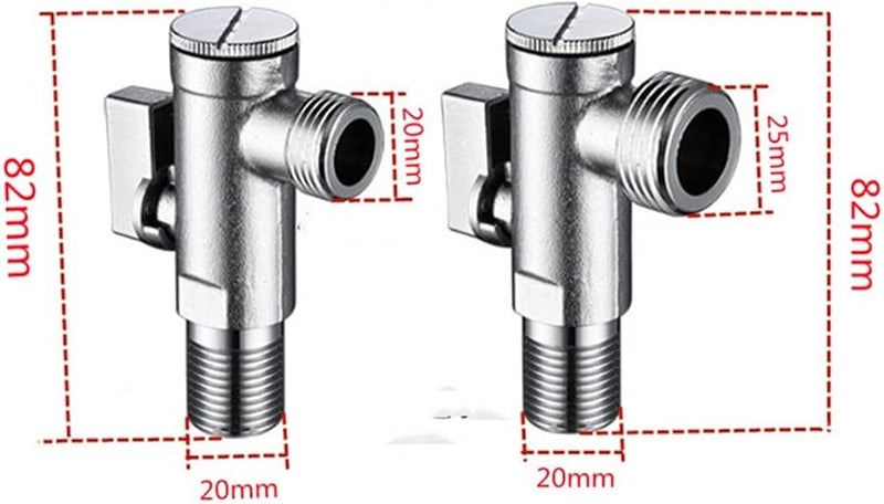 G3 4 White Angle Filling Valve For Kitchen Bathroom Sink Toilet Water Heater Faucet - Image 1