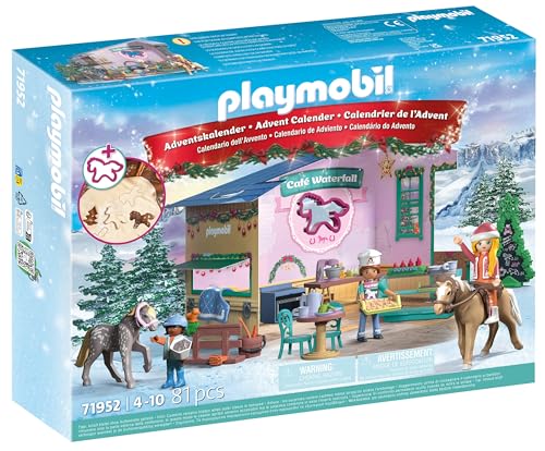 PLAYMOBIL Advent Calendar Christmas at the Rider Caf - Image 1
