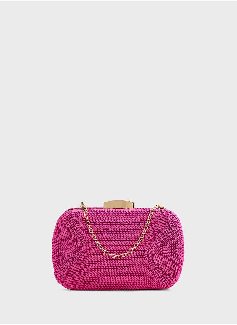 ELLA - Rope Detail Clutch Bag - Image 1