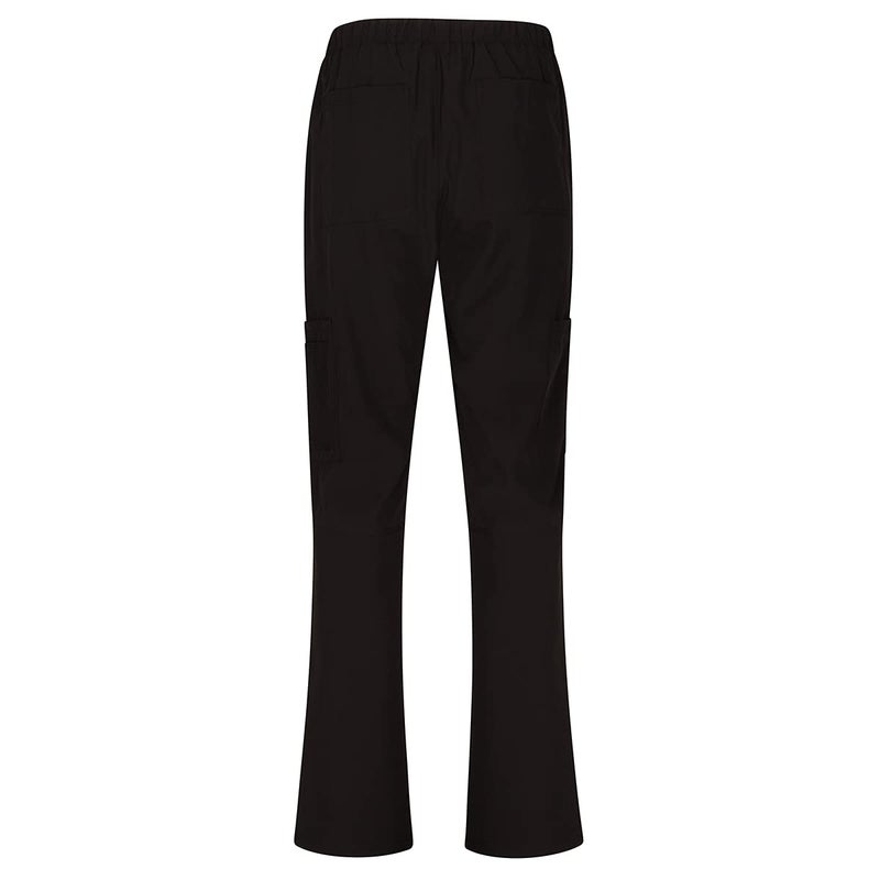 Natural Uniforms طقم قميص V-رقبة و بنطال كارجو للنساء من يونيفورمز الطبيعية (أسود، صغير جداً) - Image 5