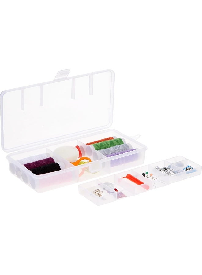 Koopman Sewing Box With 47 Accessories, Clear - Image 3