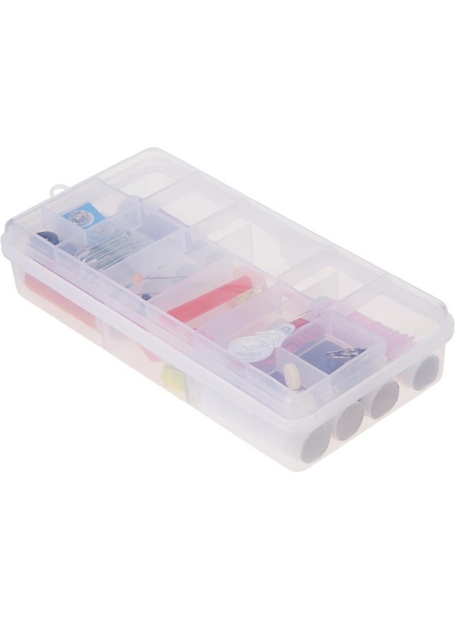 Koopman Sewing Box With 47 Accessories, Clear - Image 4