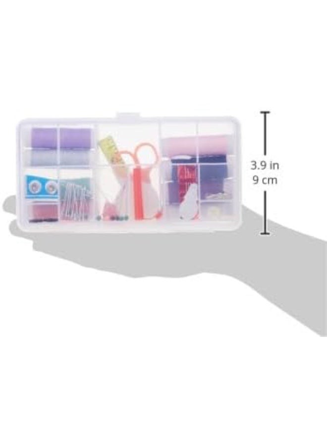 Koopman Sewing Box With 47 Accessories, Clear - Image 2