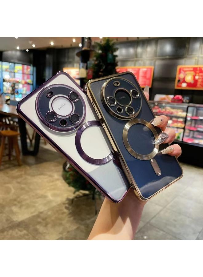 Zaboon Case For Huawei Mate 60 Pro Electroplating Transparent MagSafe TPU Phone Case - Image 4