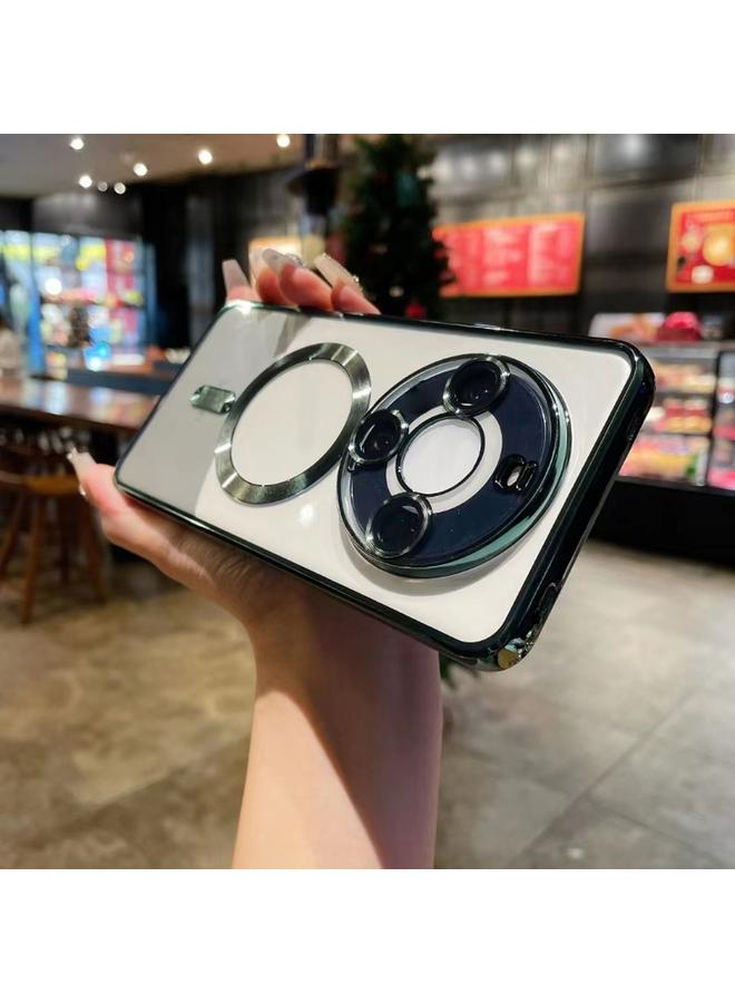 Zaboon Case For Huawei Mate 60 Pro Electroplating Transparent MagSafe TPU Phone Case - Image 1