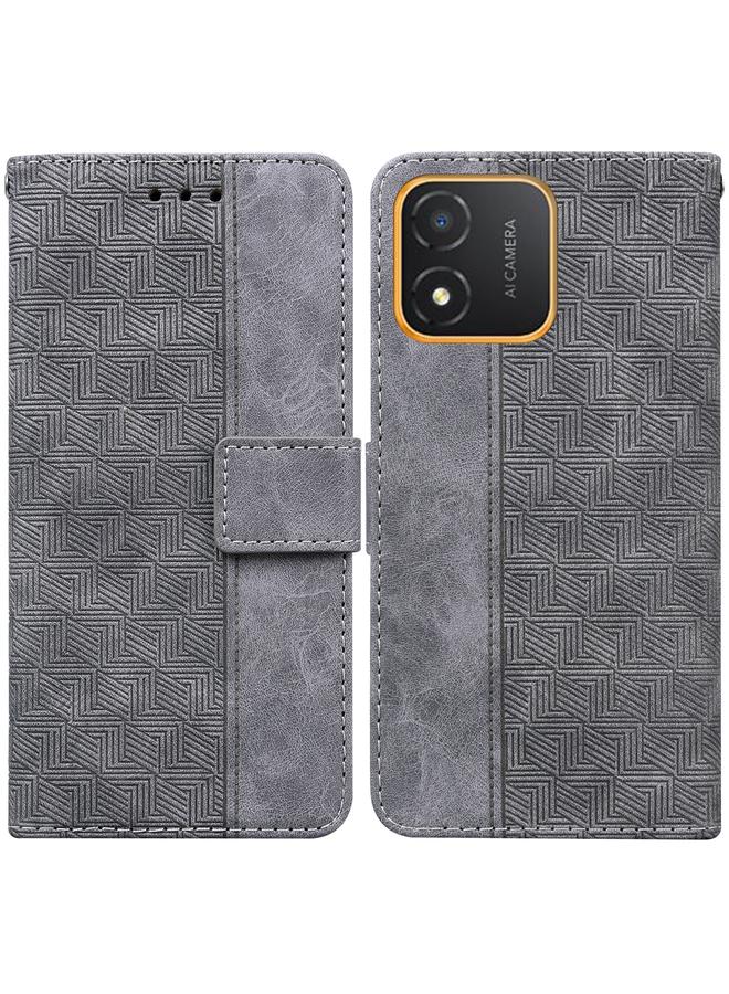 S-TOP Case For Honor X5 Geometric Embossed Leather Phone Case - Image 1