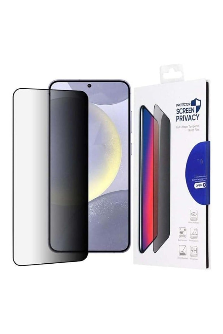 DUX Tempered Glass Screen Protector, DUX - DUCIS Compatible with Samsung S25 Ultra , Full Coverage Black Edge Clear Screen Protector (Privacy) - Image 1
