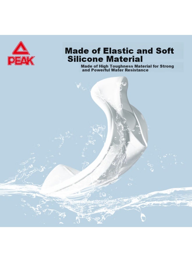 PEAK Pick Swimming Fins Adult Children Diving Fins Comfortable Speeding Frog Shoes Professional Swimming Equipment White M - Image 3