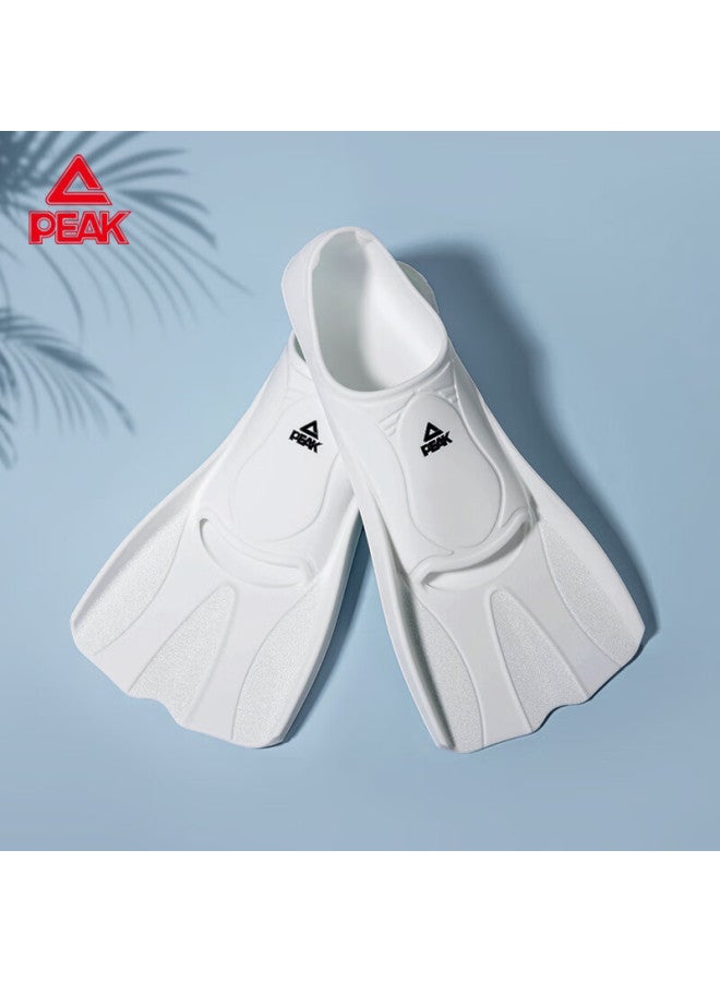 PEAK Pick Swimming Fins Adult Children Diving Fins Comfortable Speeding Frog Shoes Professional Swimming Equipment White M - Image 4
