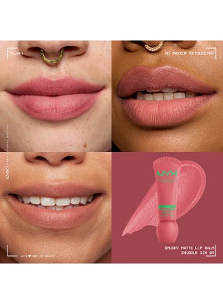 Smushy Matte Lip Balm, Soft Diffused Color, Matte FinishSnuggle SNZ - view 2