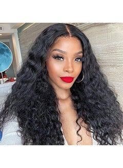 Black V Part Wig Kinky Curly Wigs Clip In Half Wigs For Black Women 22Inch Synthetic Hair Upgrade U Part Cruly Wig No Leave Out Half Wigs V Shape Wigs For Black Women Beginner Friendly(1B)