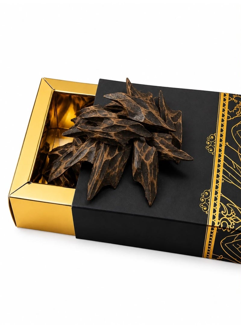 Premium Vietnamese Agarwood Oudh Chips 30g Ounce Natural Fragrance with Luxury Gift Box for Home Office Mosques and Special Occasions - Image 3