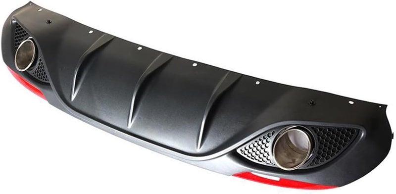 QASULER Car Rear Bumper Diffuser Lip Spoiler for Alfa Romeo Giulia - Image 1