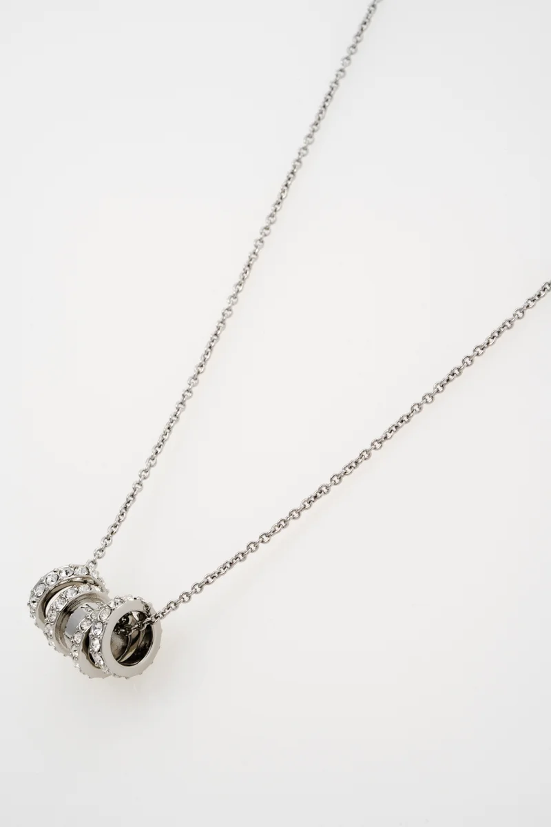 Romie Crystal Roll Multi Pendant Necklace