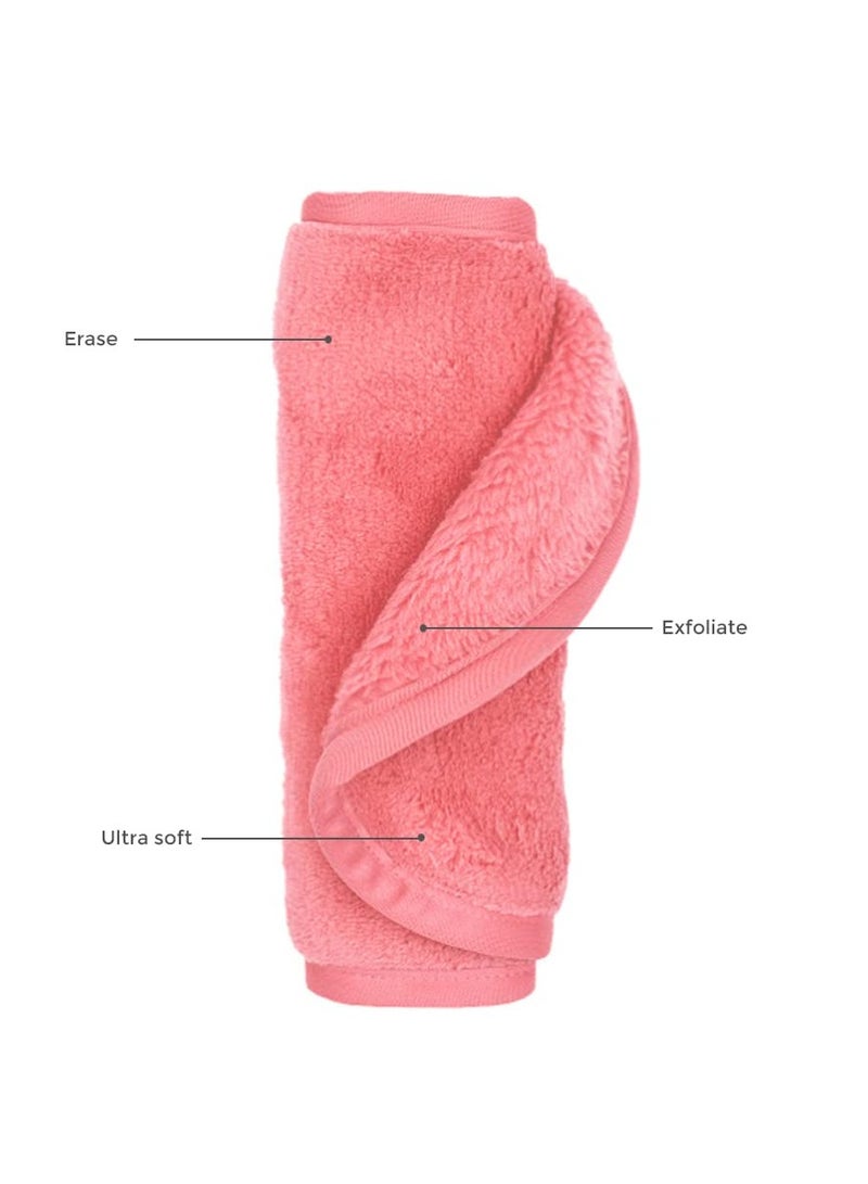 Wownect Makeup Remover ClothSoft Microfiber Reusable Facial Cleansing Towel 4 Per Pack Machine Washable Cloth Suitable for All Skin Types - Image 4