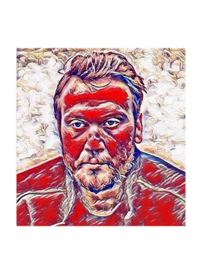 RYN The Pit MDF Wall Art Multicolour 30x30centimeter - Image 1