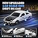 Hylukon RC Drift Car 116 Scale AE86 Model RC Drift Car 4WD 18KMh High Speed Remote Control Cars with LED Lights Spray Drifting Tires Sport Racing OnRoad Vehicle for Teens Adults - Image 4