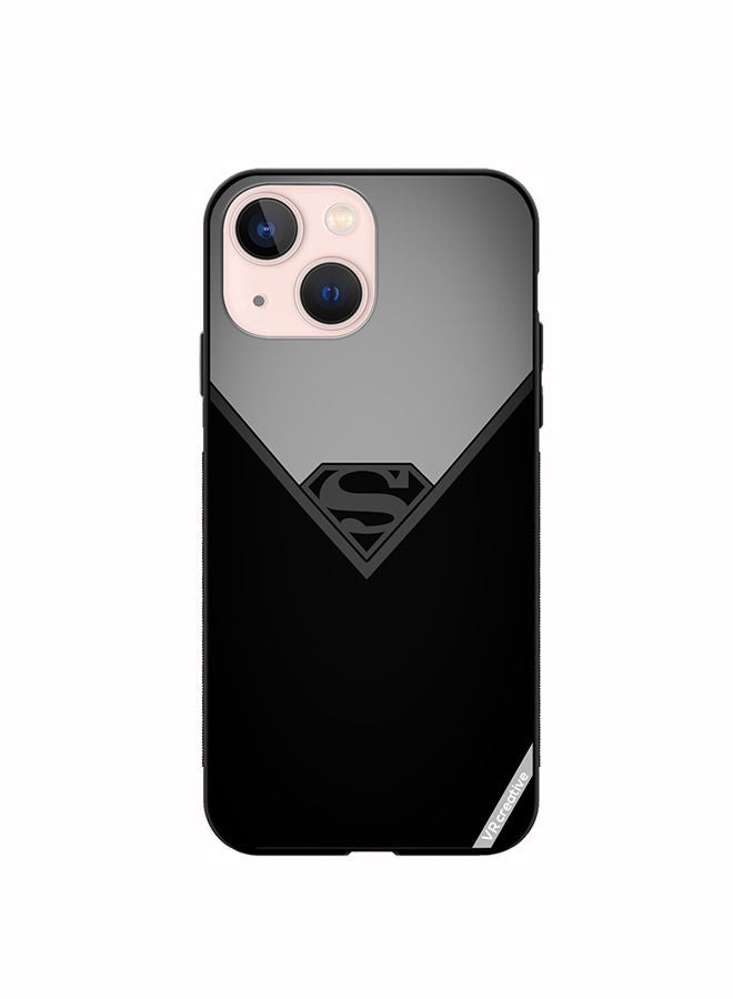 VR CREATIVE Protective Case Cover For Apple iPhone 13 mini Simple Superman Design Multicolour - Image 1
