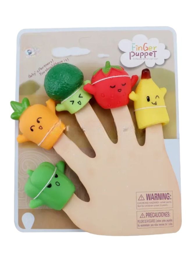 Toy Box Finger Puppet Set Cute Soft Fruit And Vegetable Puppets Education Learning Toy For Kids - Image 3