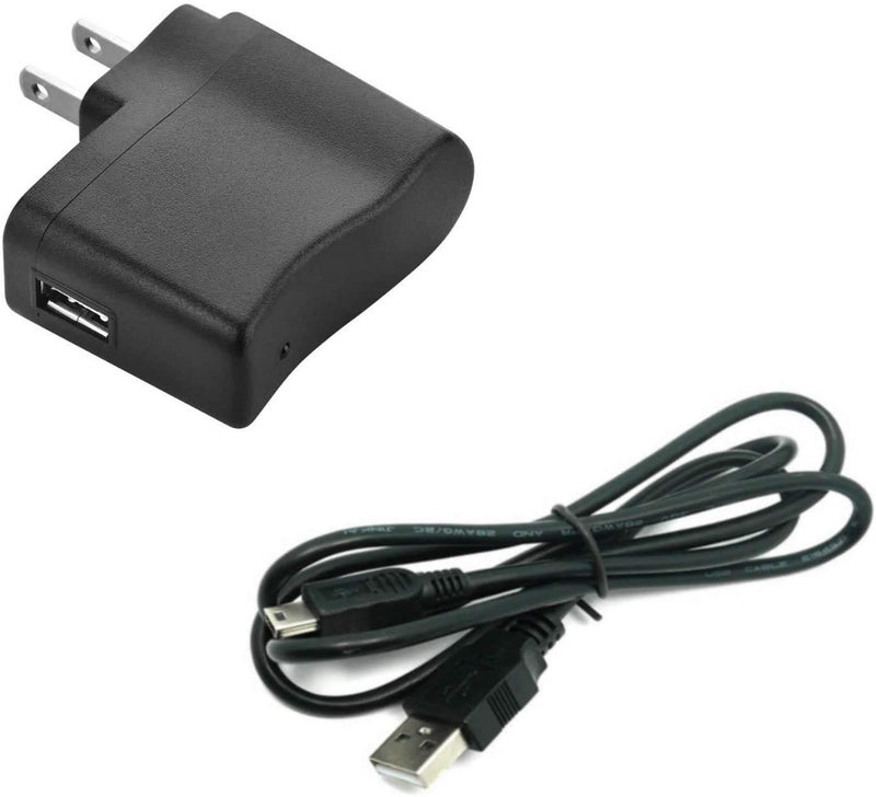 ienza Graphing Calculator Charger: USB Power/Data Cable & Wall AC Adapter for Texas Instruments Calculators TI-84 Plus CE TI-84 Plus C Silver Edition TI 89 Titanium TI Nspire CX TI Nspire CX CAS - Image 1