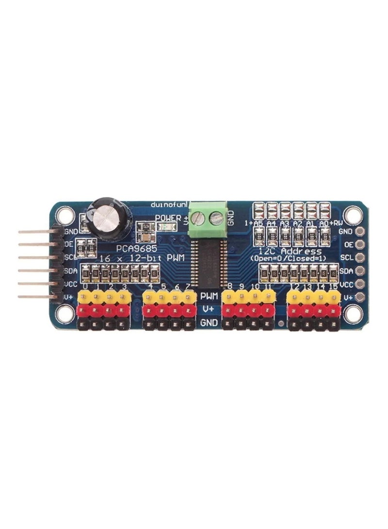 2-Pack PCA9685 16-Channel 12-Bit PWM I2C Servo Driver Module for Arduino Robotics - Image 3
