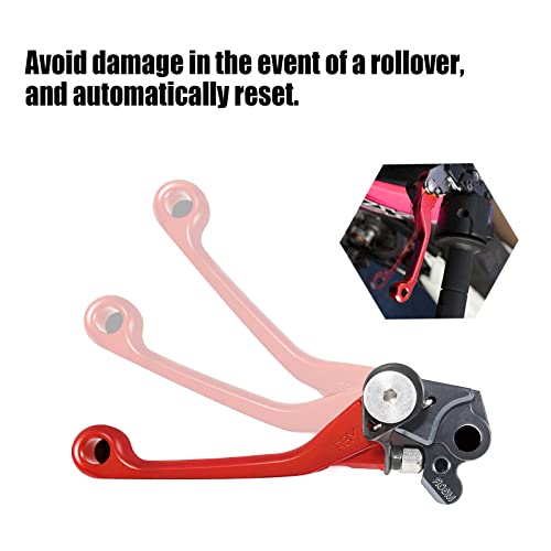Adsspro Motorcycle Billet Foldable Brake Clutch Lever Handle CNC Aluminum Pivot for CRF150F CRF230F 2003-2020 CRF250F 2019-2022 CRF 230F 230 F 150F 150 250 250F Dirt Pit Bike Motocross Motorbike - Image 5