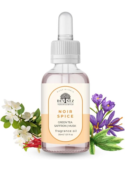 Devinez Noir Spice Fragrance Oil, (30 ml) - for Aromatherapy, Diffuser Oil, DIY Candle-Making, Fragrance for Him & Her